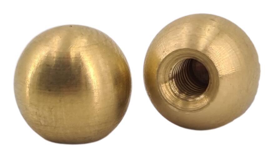 brass ball Ø 12 mm M3 blind thread raw