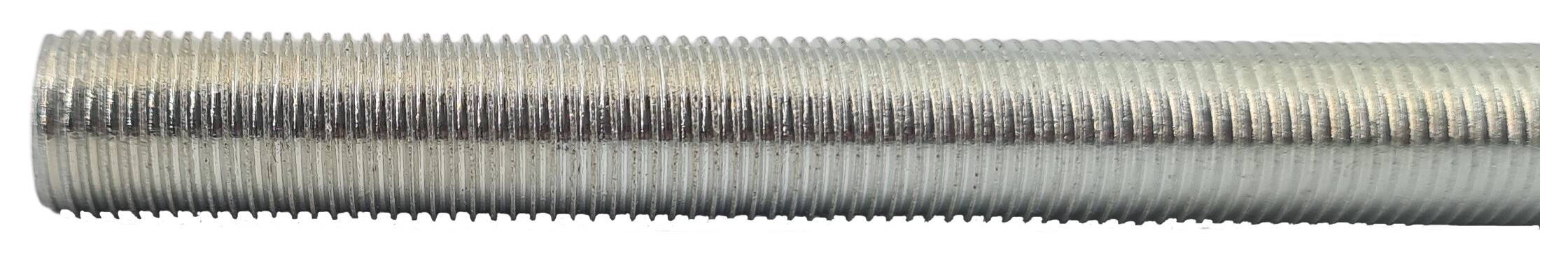 iron thread tube M10x1x305 round zinc