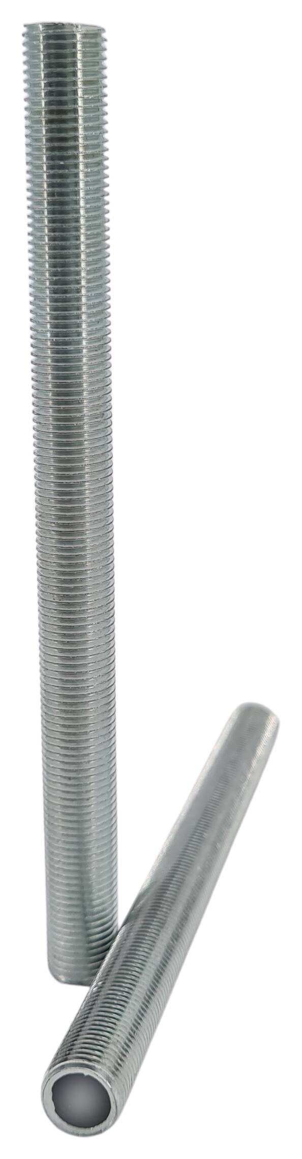 iron thread tube M10x1x125 round zinc