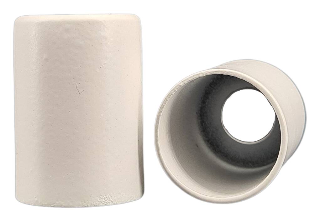 Iron socket sleeve 23,3x34 MH10,2 / Inside Ø22,3 for socket G9 white