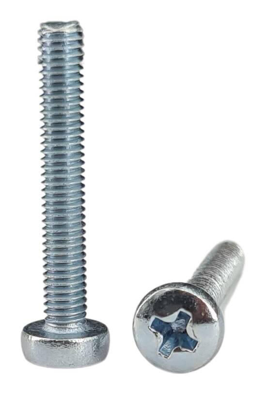 DIN 7985 pan head screw with cross slot M4x35 zinc