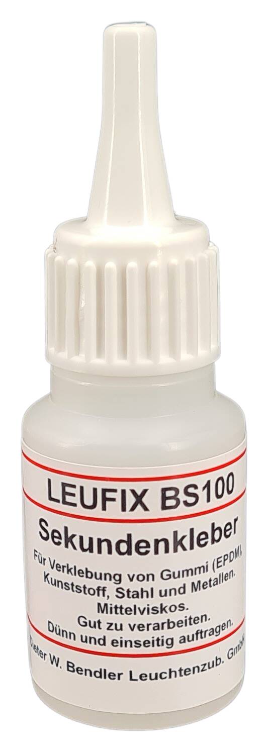 adhesive Leufix BS100 á 20 gr. for gummi, plastic, steel and metal