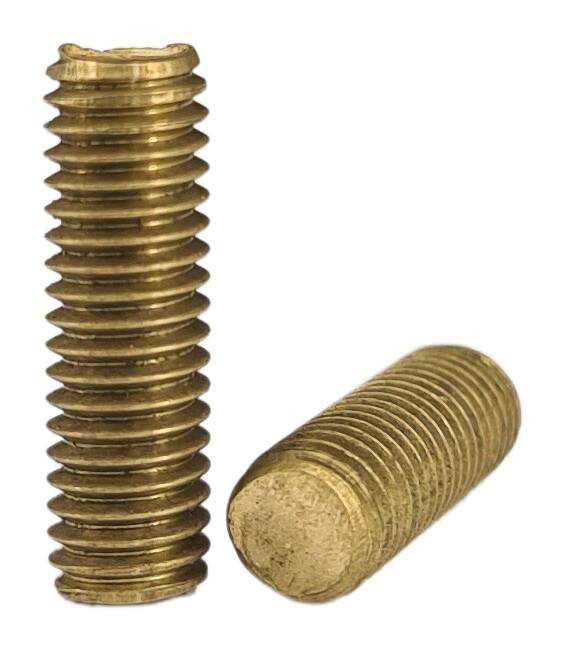 DIN 976 brass threaded pin M5x55 raw