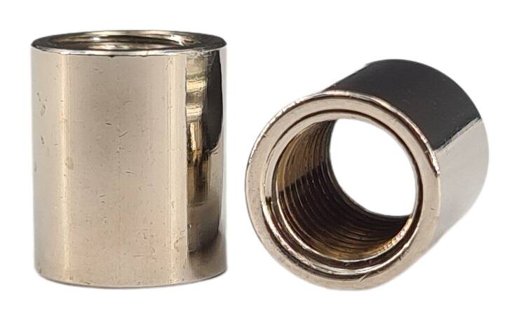 brass coupler 10x12 M8x1 nickel
