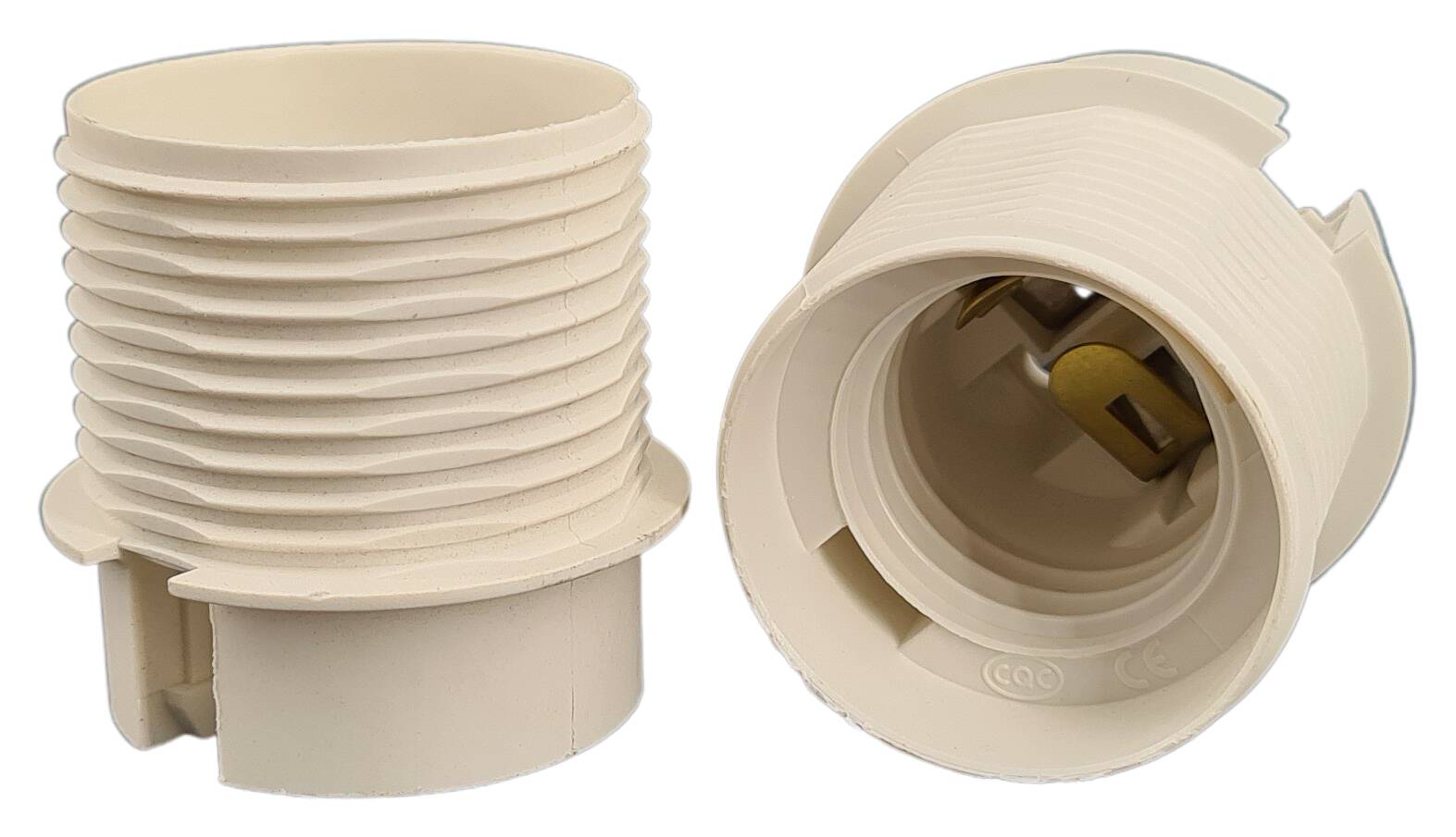 E27 partial-threaded for thermoplastic lampholder white