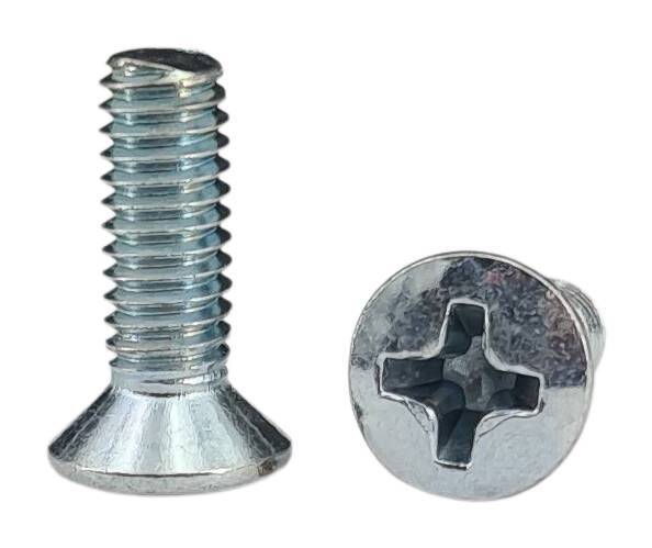DIN 966 Pan head countersunk screw M4x8 zinc