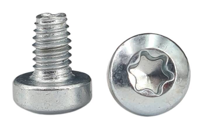 DIN 7500 Form C M4x6 thread cutting screw similar to DIN 7985  zinc