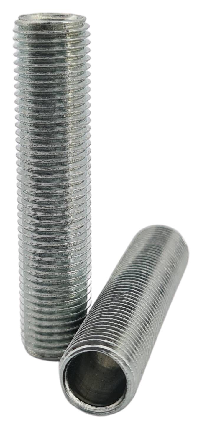 iron thread tube M10x1x35 round zinc