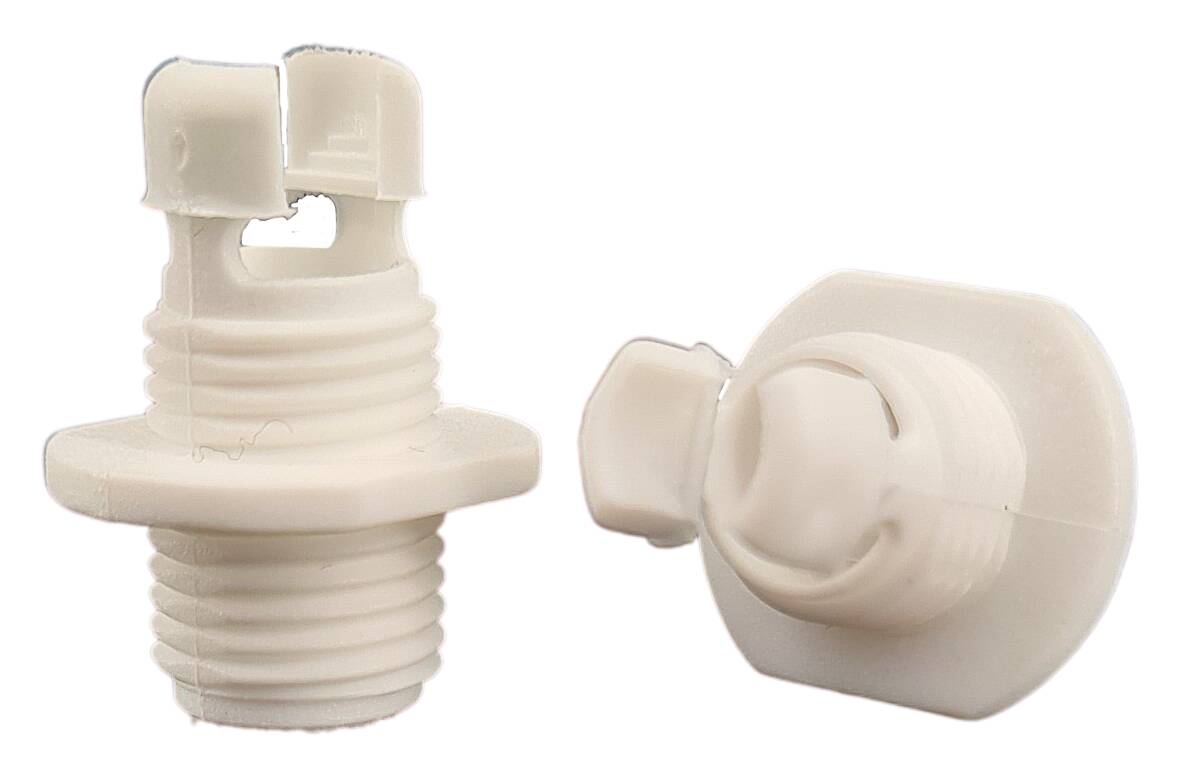 plastic cord grip inside part M10x1x7 male (round cable) white