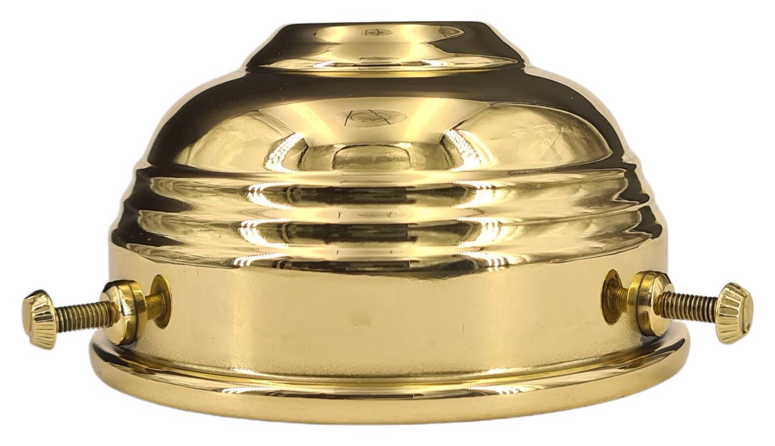 brass glass holder 62x39 pol/laq.