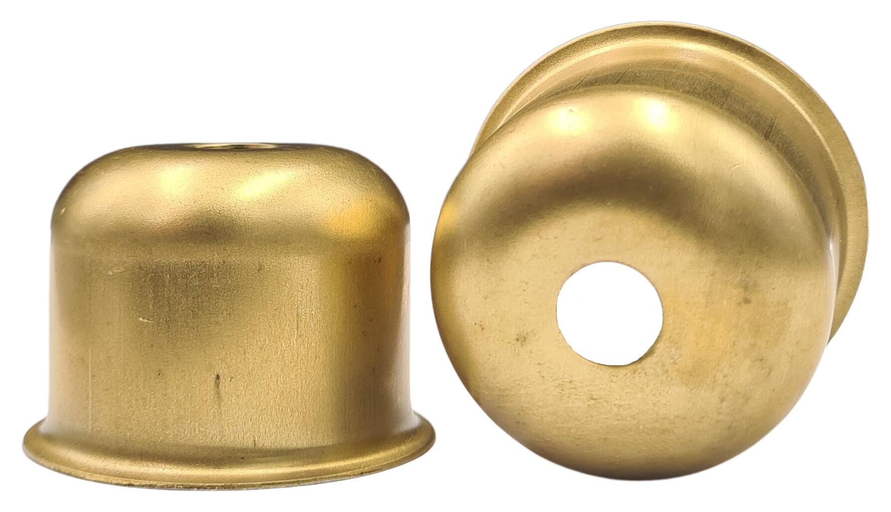 brass cladded socket sleeve 48x35 MH10,5 for socket E27 emma-top raw