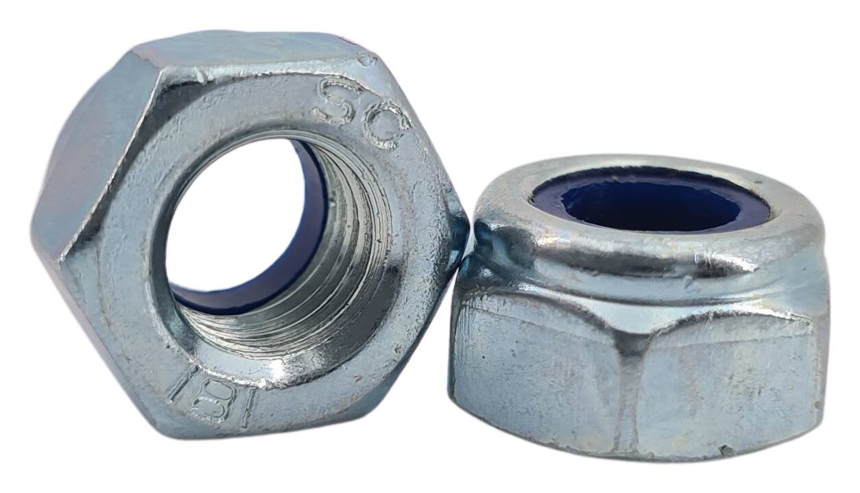 DIN 985 iron locking nut M3 zinc