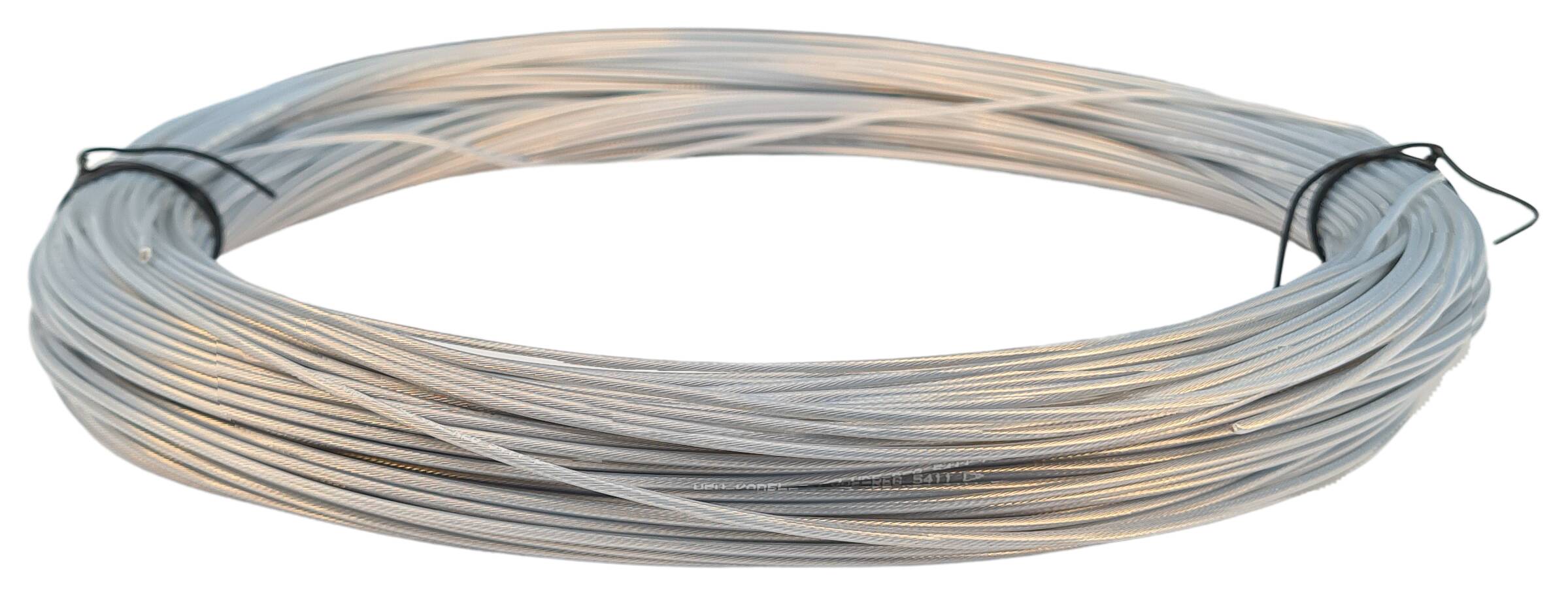 Teflon strand cable 1x0,75 PTFE nature