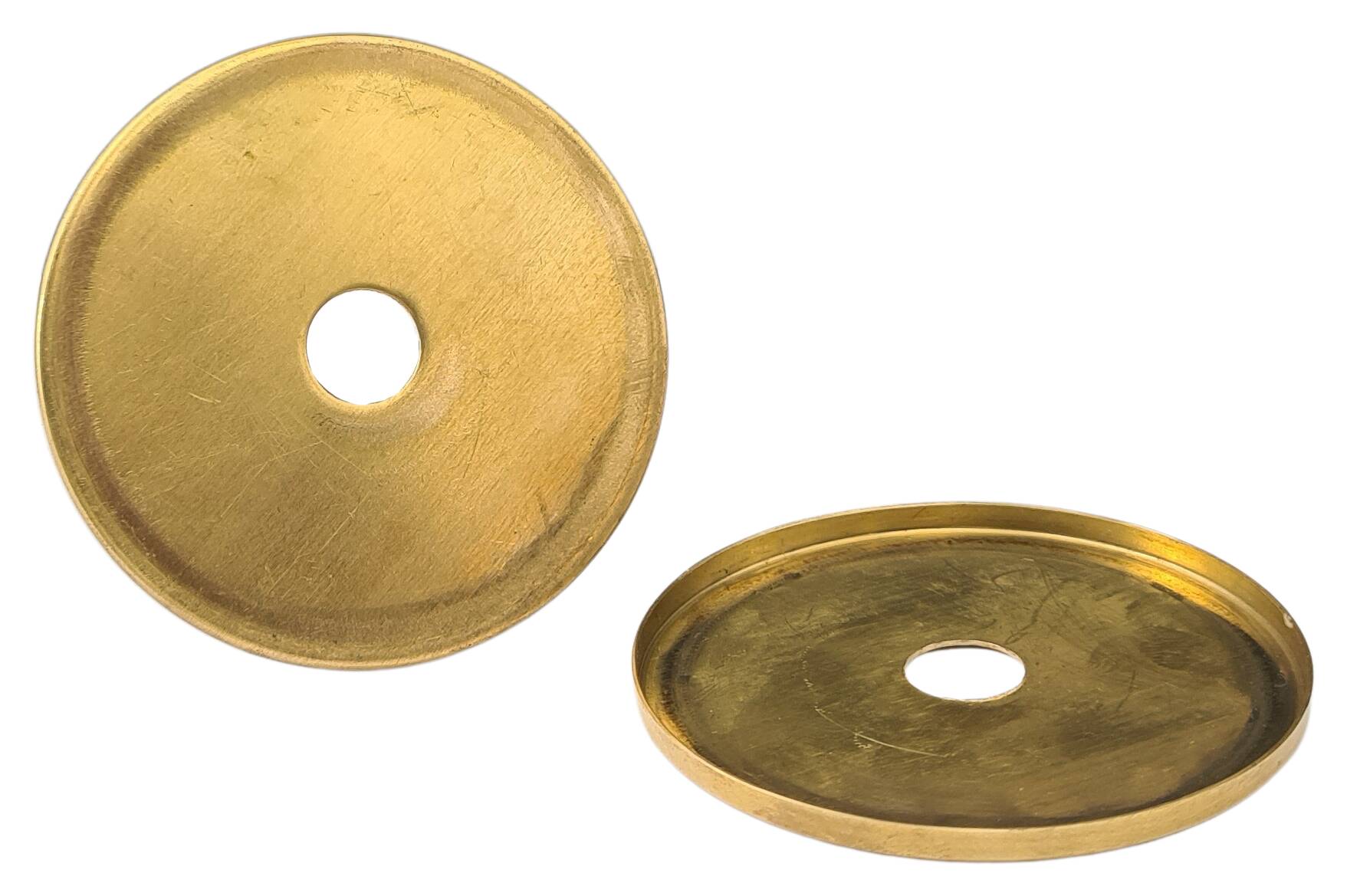brass cover 57x3 MH 10,2 f. twin fitting 56x18 raw