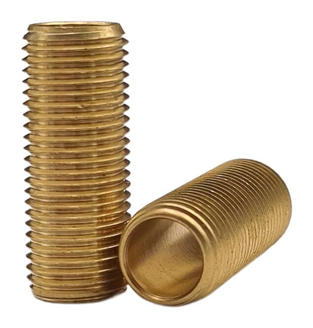 brass thread tube M10x1x30 round raw