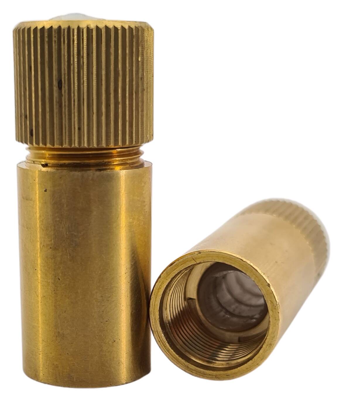 brass telescope slider 18x40 M13x1 female for 10 mm tube with PVC-bush raw