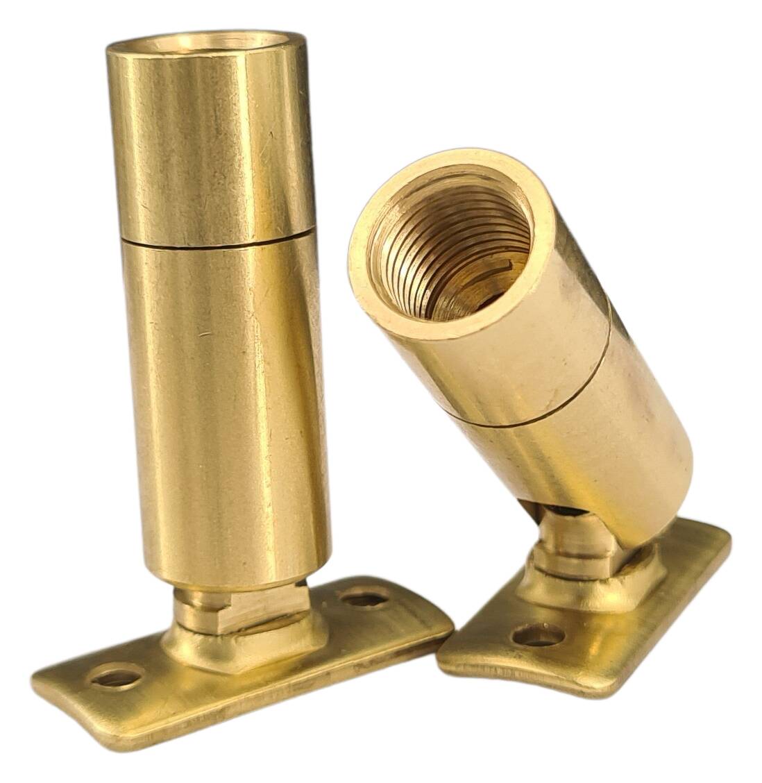 brass turn-tilt joint 13x44 M10x1 female/ with link raw hole distance 20 mm 360° turnable 90° tiltable
