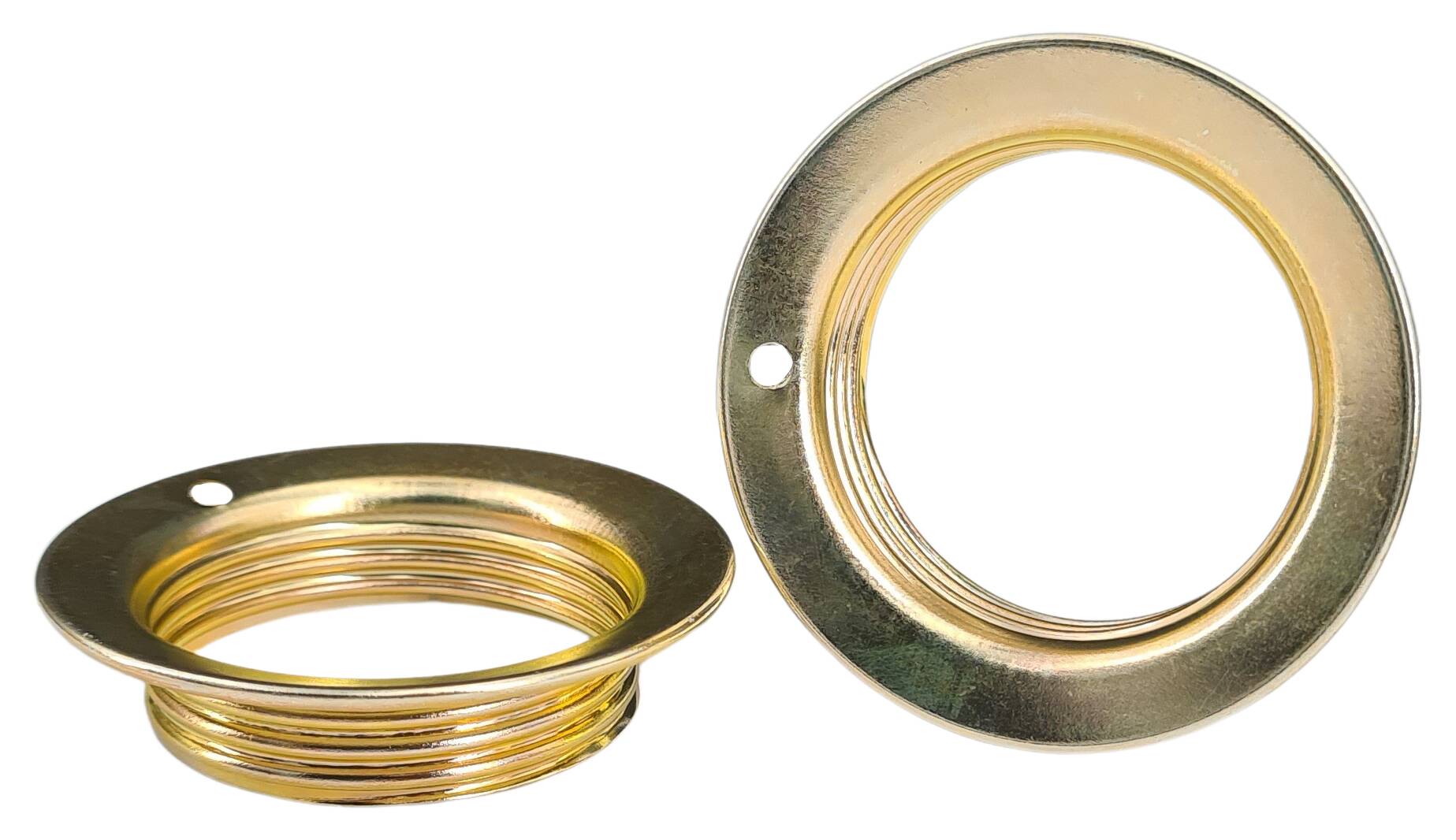E27 ring nut 60x25 brasstone