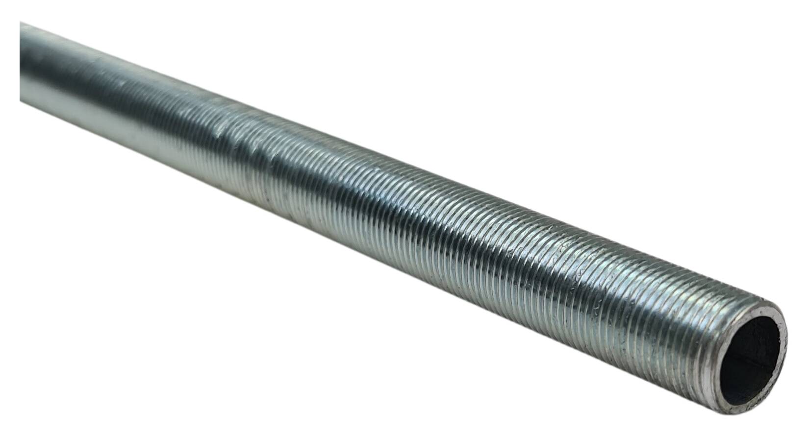 iron thread tube M13x1x1000 round zinc