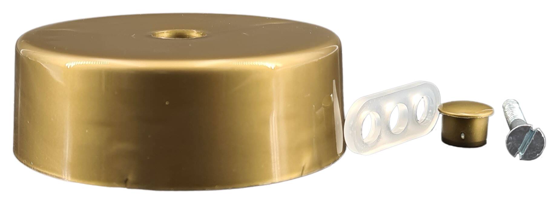 plastic distributor ceiling cap 70x25 with accessory gold