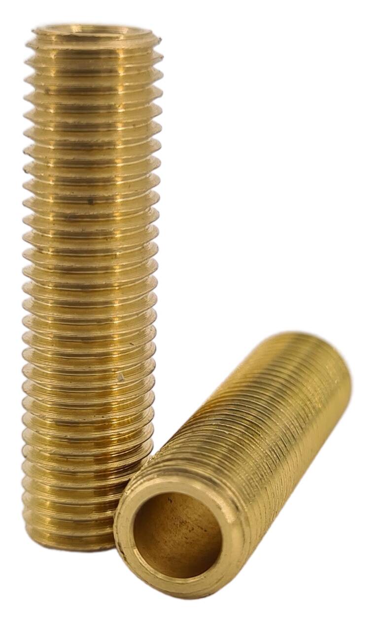brass thread tube M8x1x23 round raw