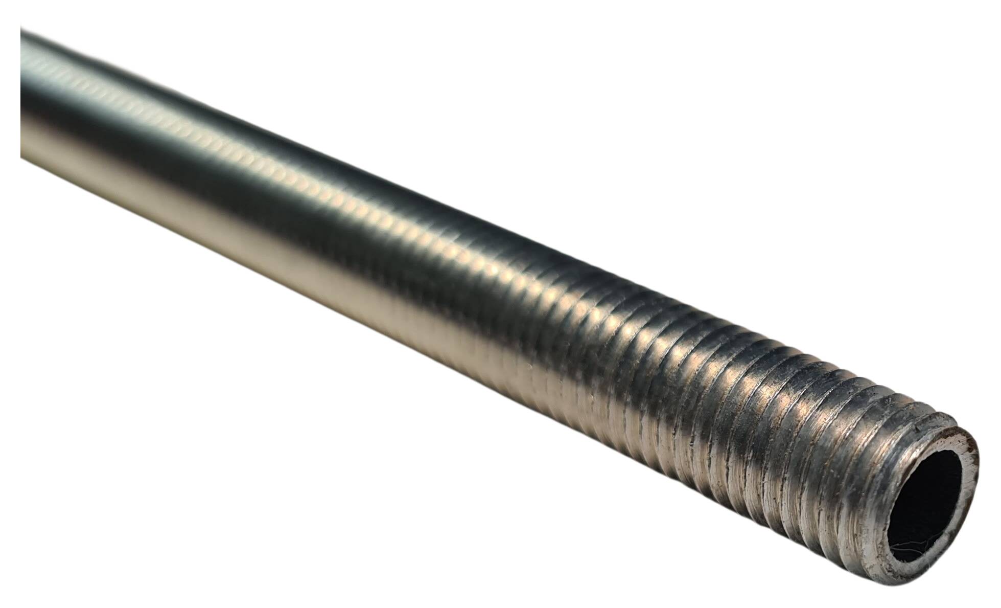 iron thread tube M8x1x1000 round zinc