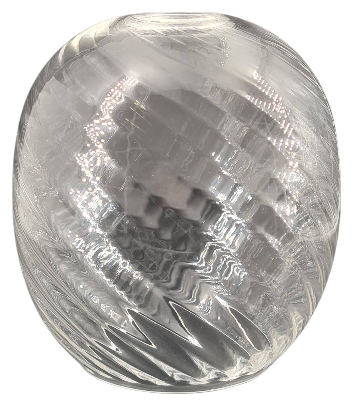 Decorative glass "Antwerpen" - 159x180mm - clear