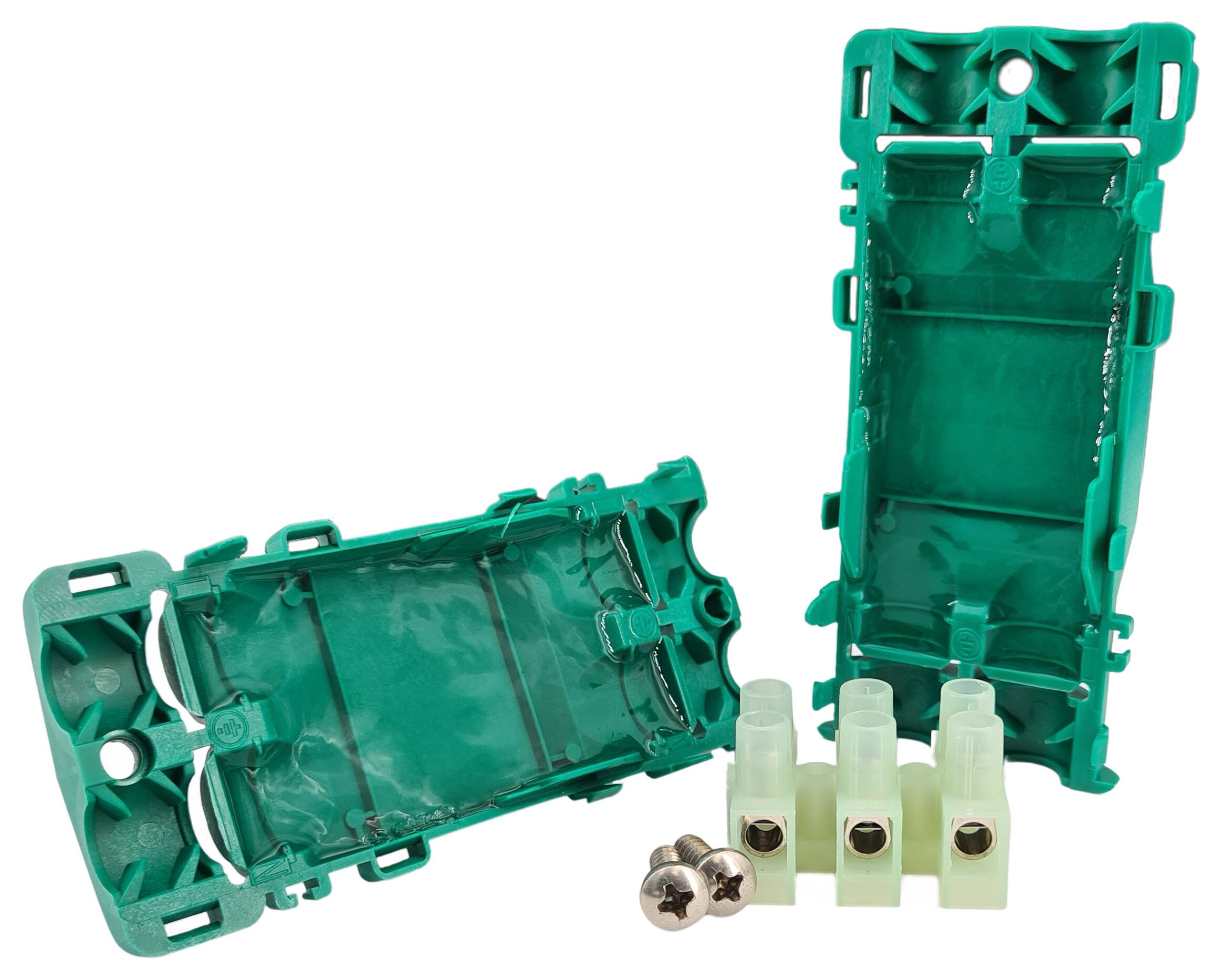 Luster terminal cover for outdoor use IP 68 Cable clamping range 7.5-10.00 mm PA66-RV green