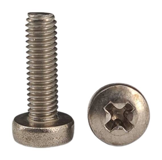DIN 7985 pan head screw with cross slot M5x8 V2A