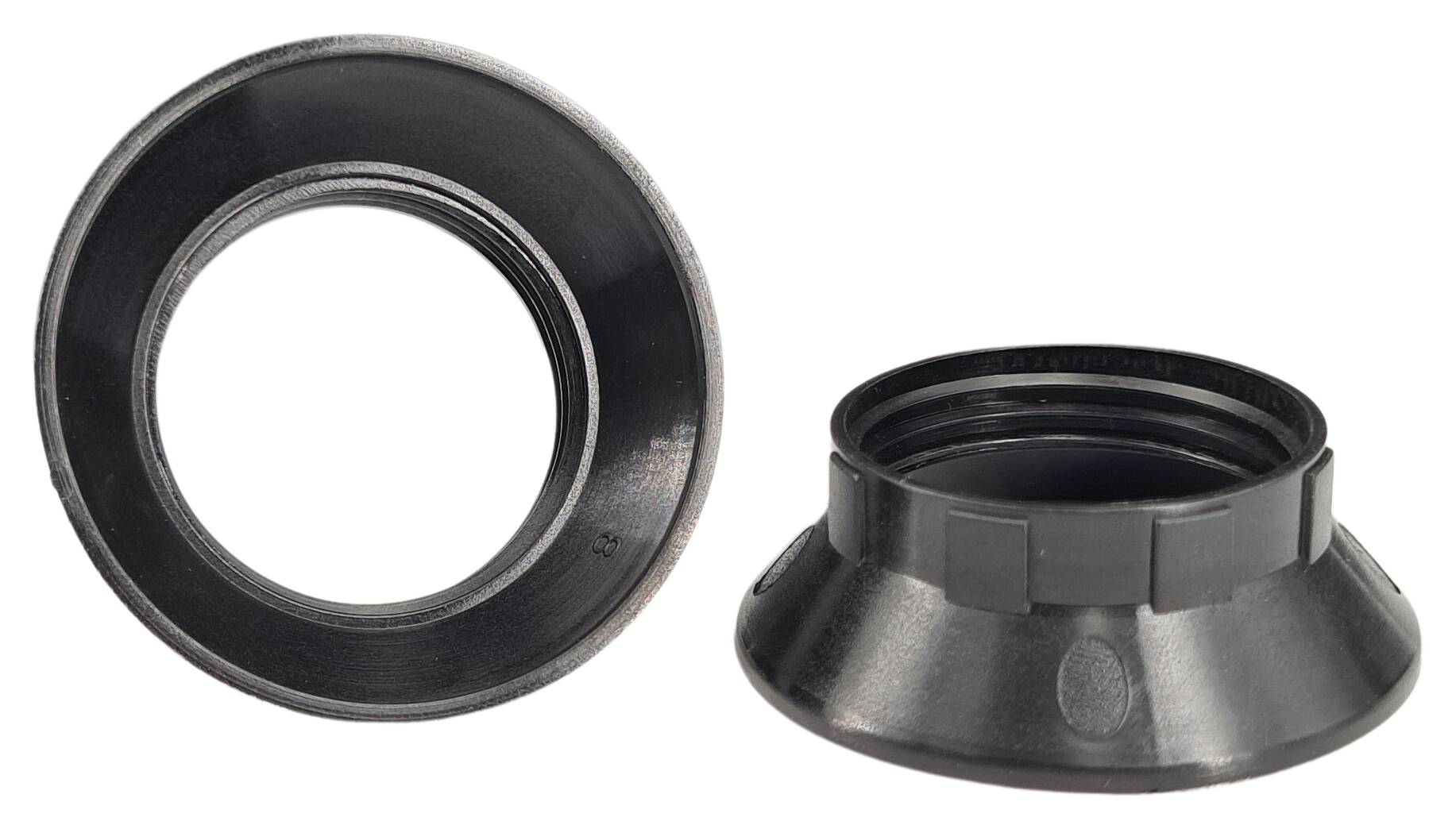 E14 ring nut 43x15 thermoplastic black