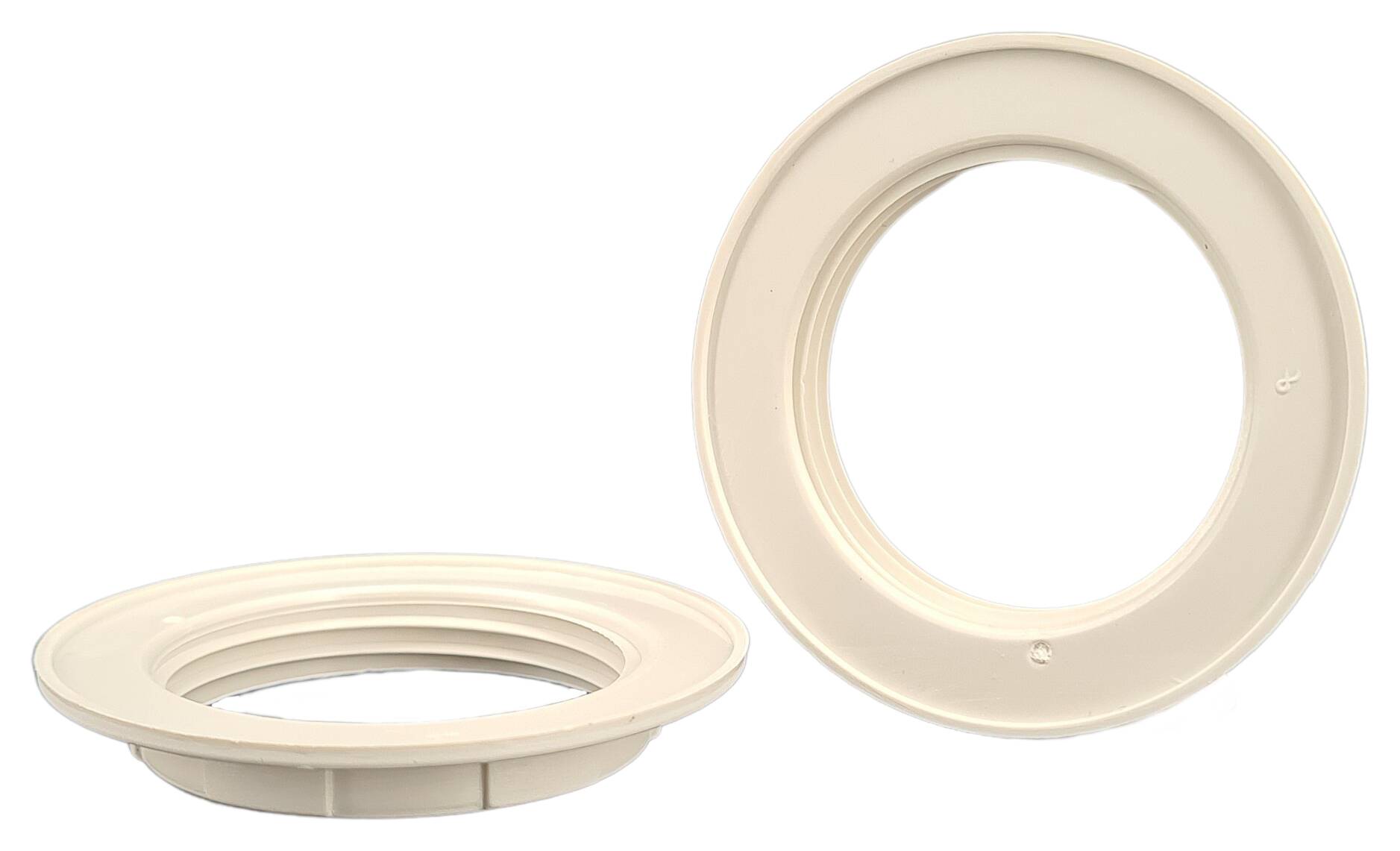 E27 ring nut 58x10 thermoplastic white