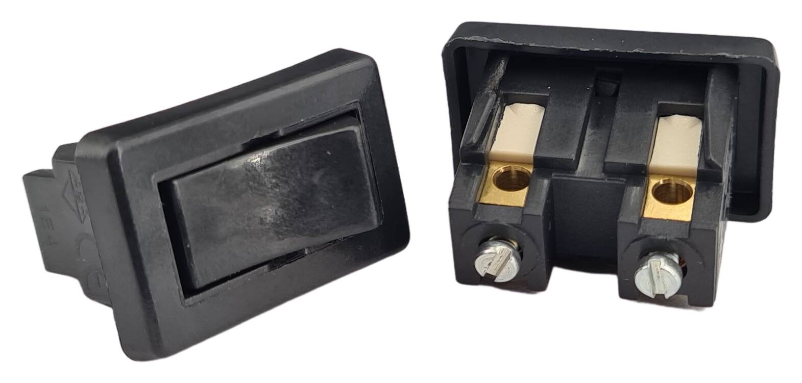 rocker switch 27x16,5x18 unipolar off-switch black/black