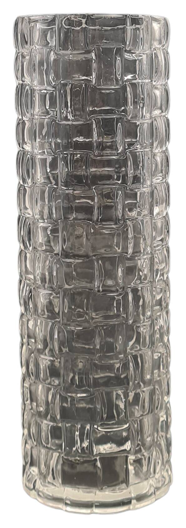 Decorative glass "Stockholm" - 70x212mm - clear
