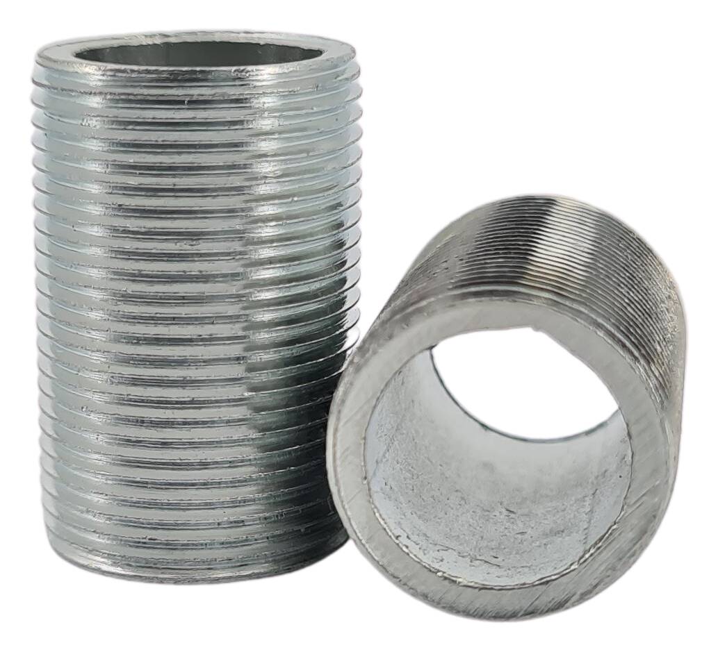 iron thread tube M16x1x25 round zinc
