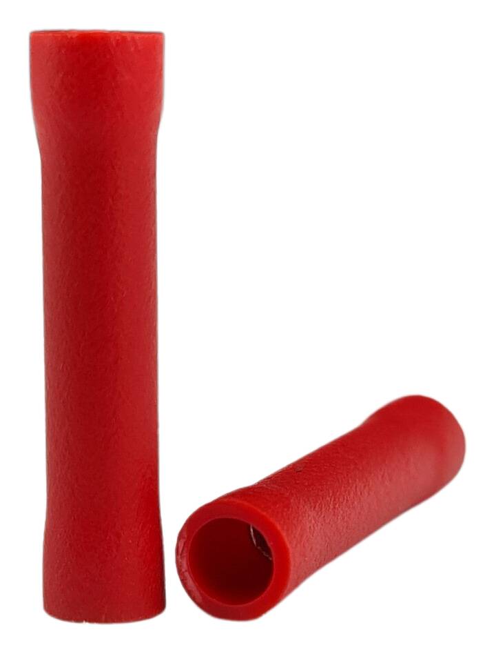 Stoßverbinder PVC 0,5-1,5 mm² rot  -10° bis +75° C