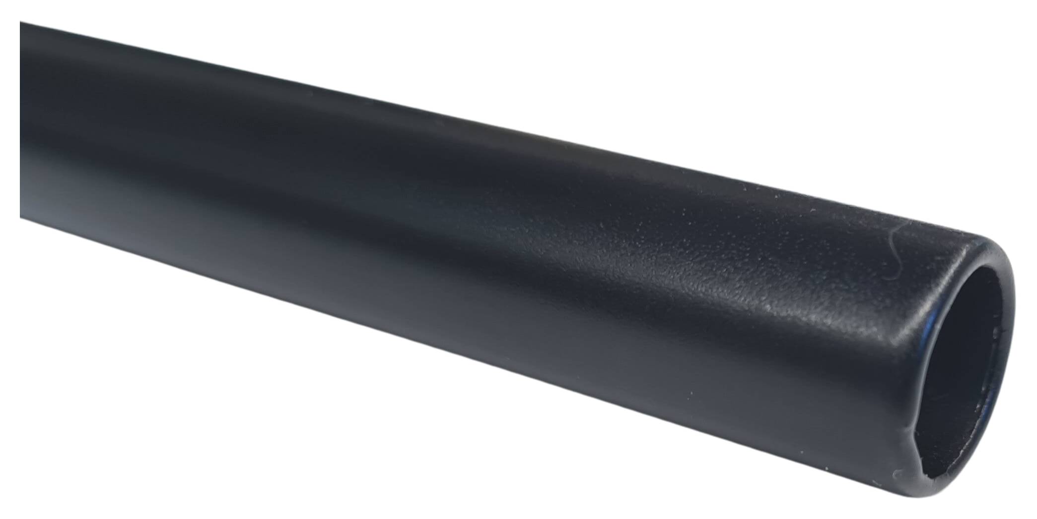 iron tube 12,8x600 with M13x1 male 00/16 black-powdered