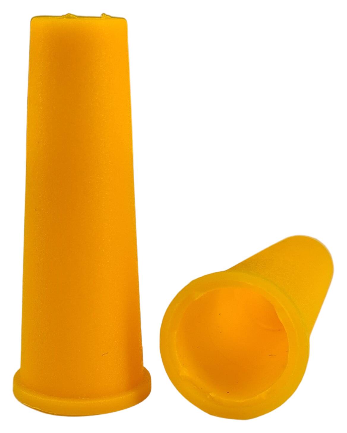 plastic cord grip 40 distance cap 15,3x50 smooth yellow