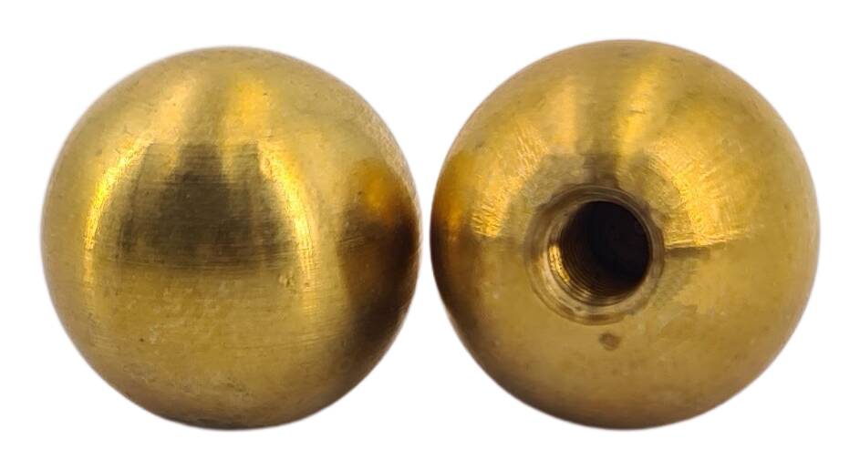 brass ball Ø 14 mm M3 blind thread raw