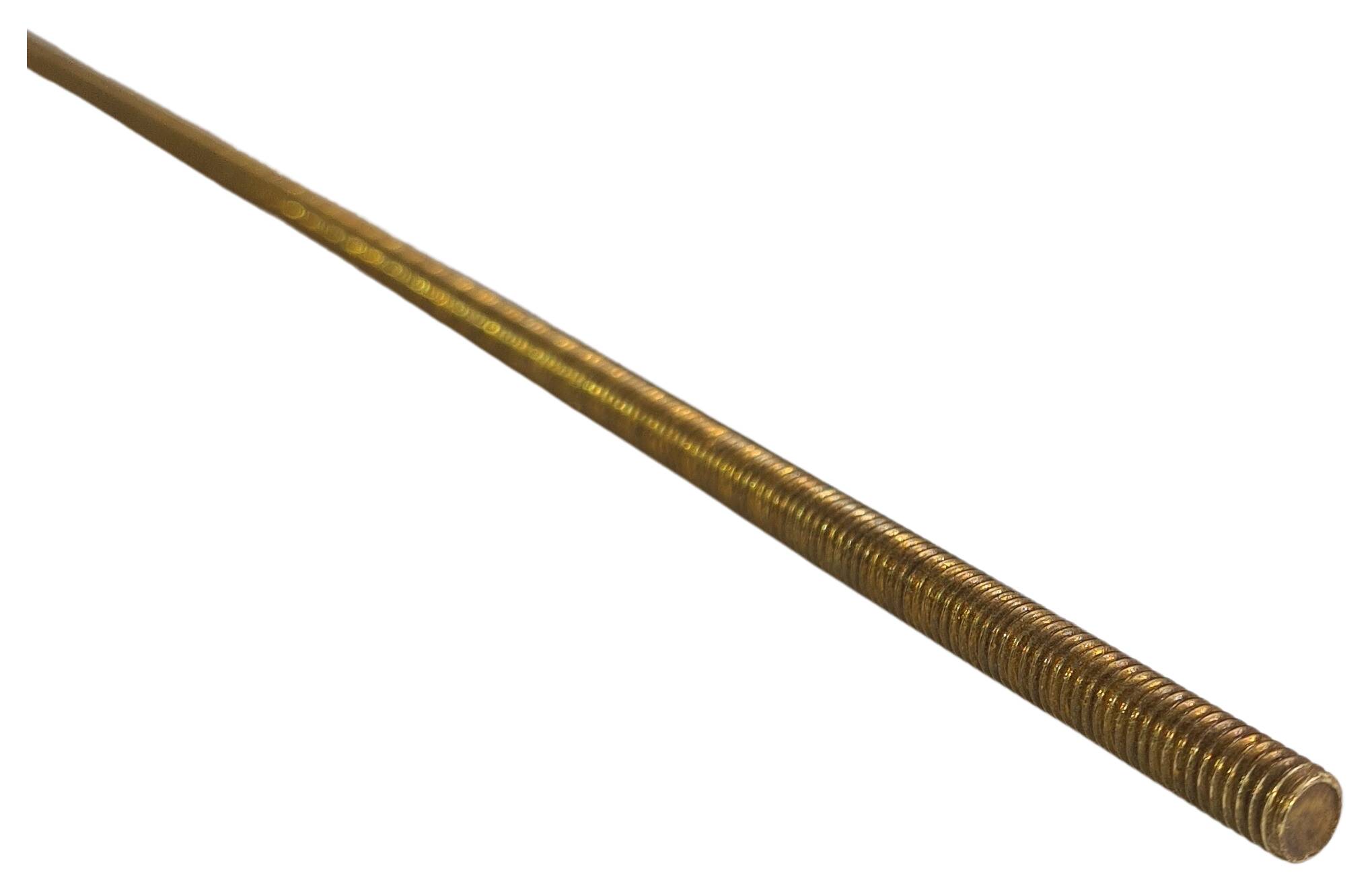 DIN 975 brass thread bolt 1 mtr. M4 raw