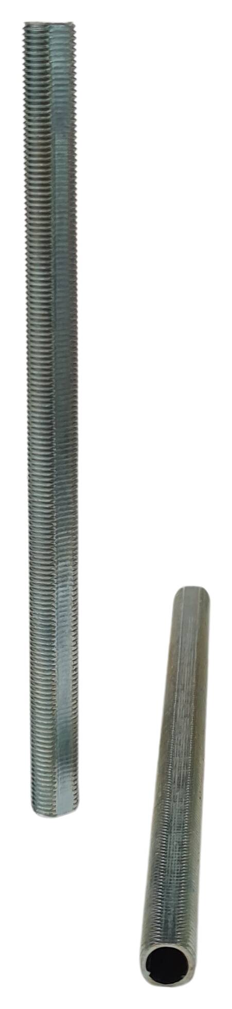iron thread tube M10x1x140 profil zinc
