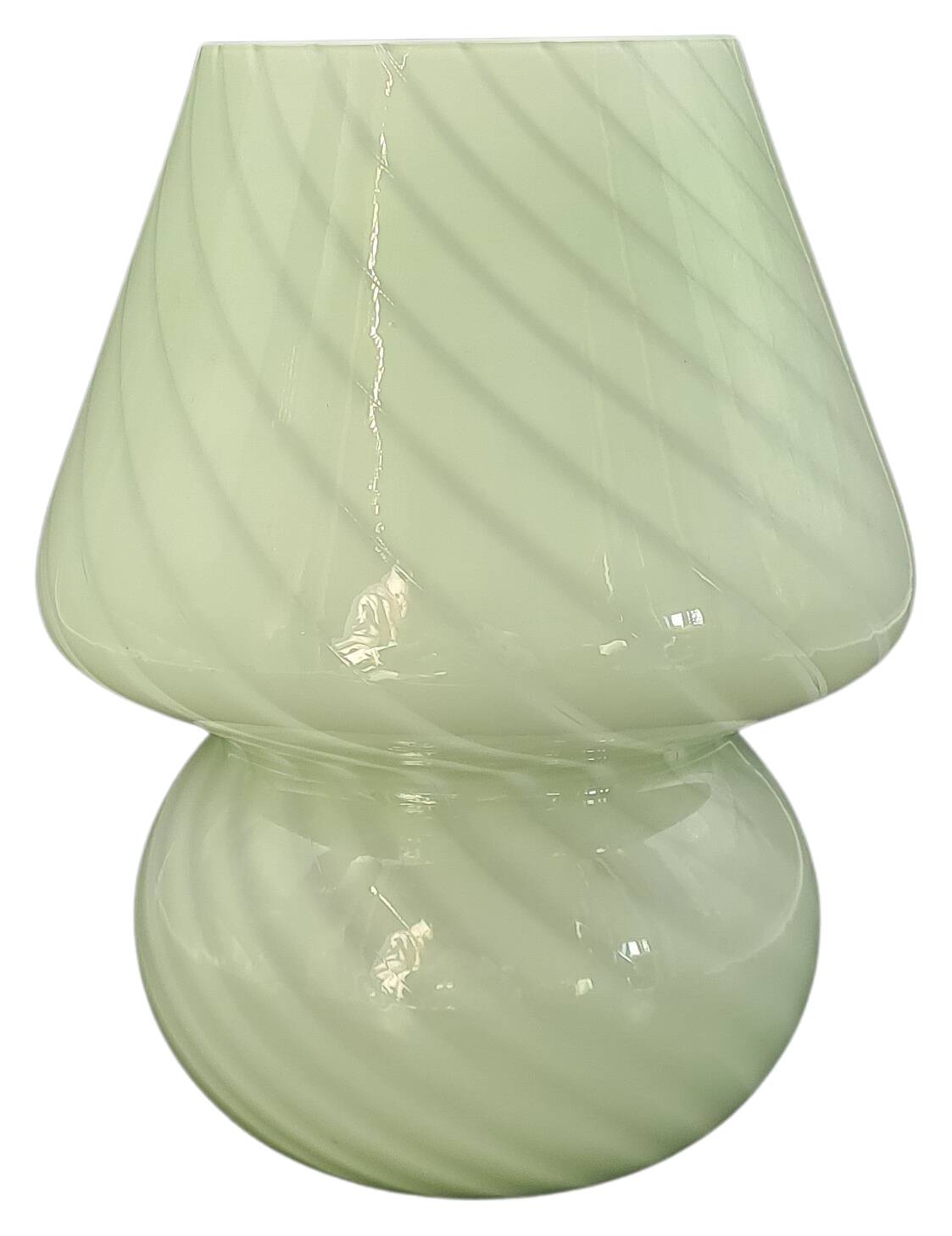 Decorative glass "Edinburgh" - 185x150mm - white green