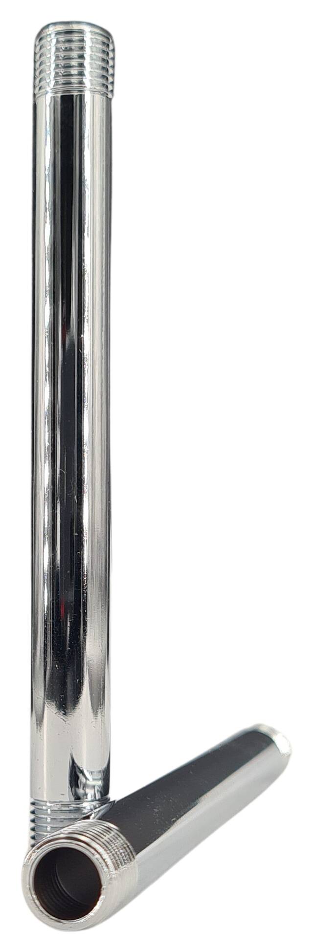 iron tube 9,8x100 with M10x1 male 08/08 chrome