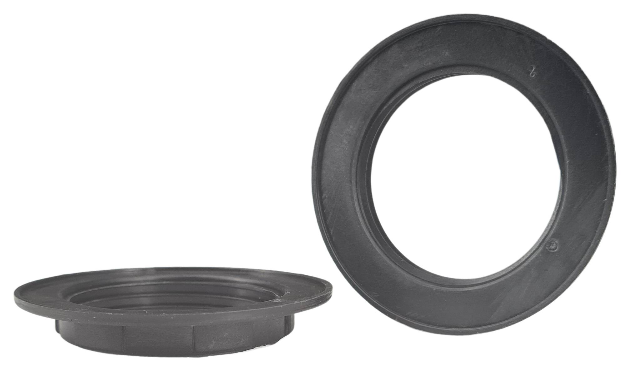 E27 ring nut 58x10 thermoplastic black