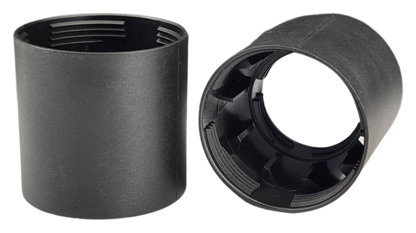 E27 smooth body for thermoplastic lampholder black