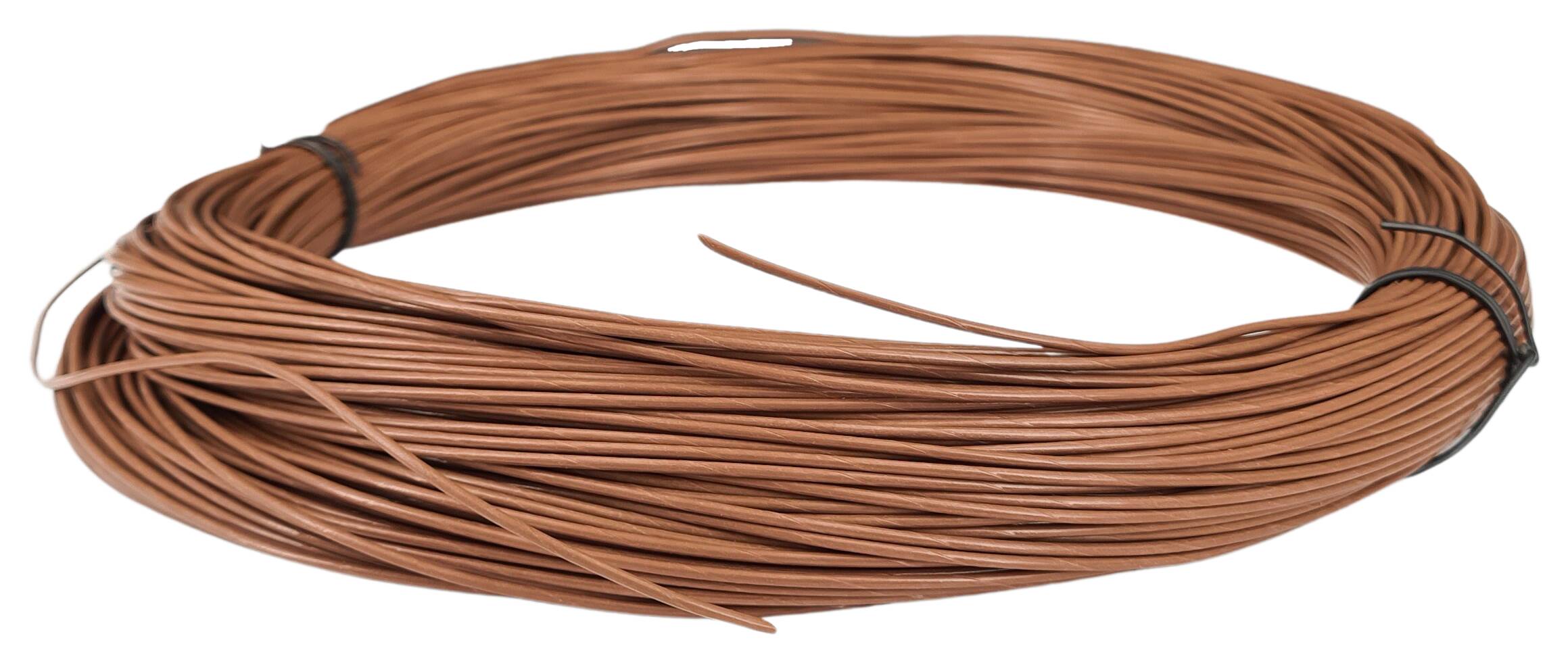 Teflon strand cable 1x0,75 PTFE brown