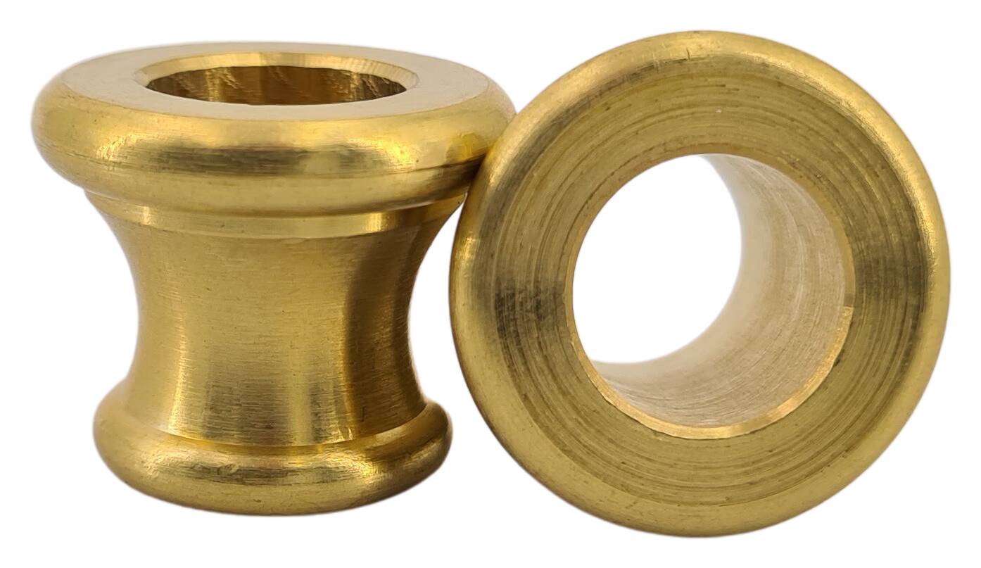 brass decorative coupler 25x21 13,5 mm hole raw**