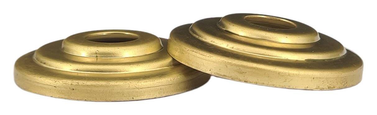brass cladded centering cap 43x7 MH10,5 stepped raw