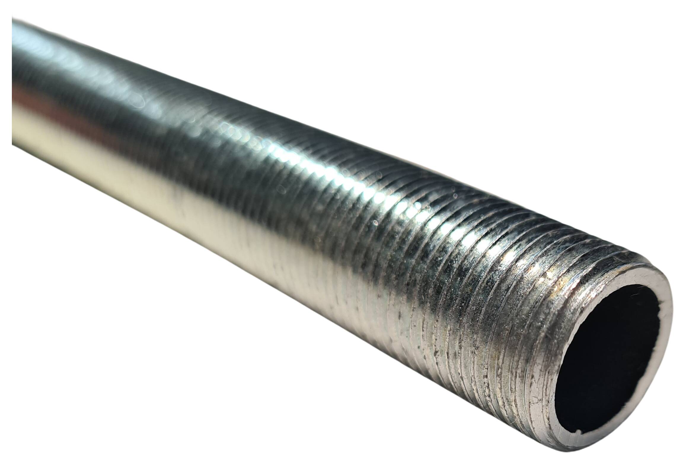 "iron thread tube R3/8""x1000 round zinc"