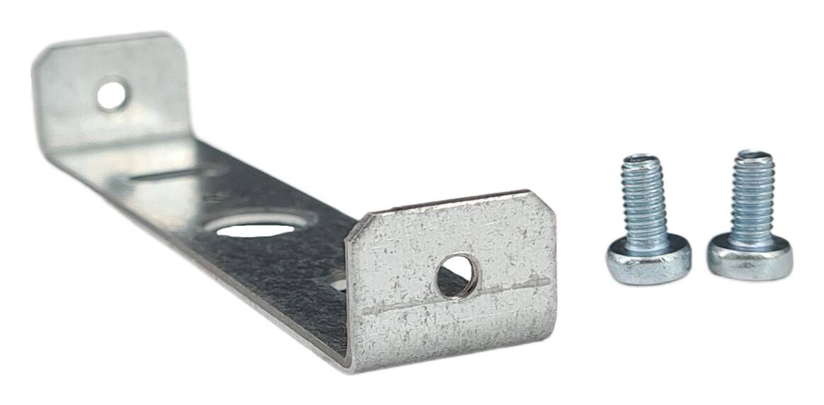 iron bracket 18x88,5x1,5 side folded zinc