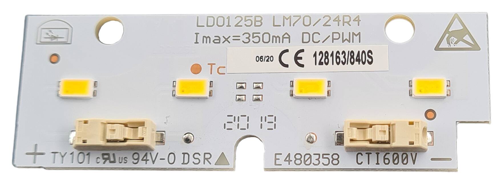 LED-Modul 70x24 mm max. 360mA 4.000K CRI>80